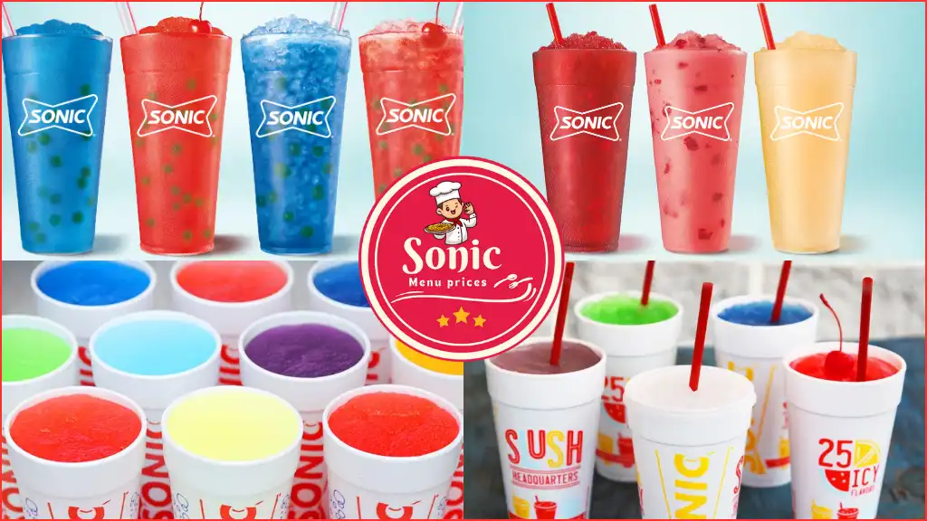 Sonic Slushes Menu 2024 With Prices and Pictures (Updated)